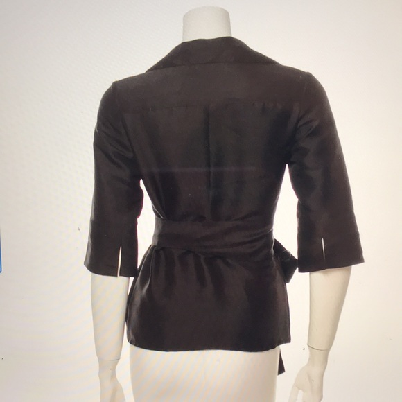 - Diane Von Furstenberg black Silk Top - Picture 3 of 6